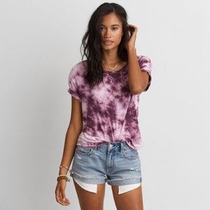 American Eagle Soft & Sexy Sky High Tie-Dye Tee ✨